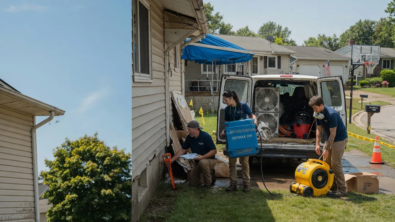 Ceiling Leak Cleanup in Frederick, PA near me
